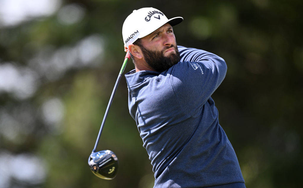 Jon Rahm in action ahead of The 151st Open